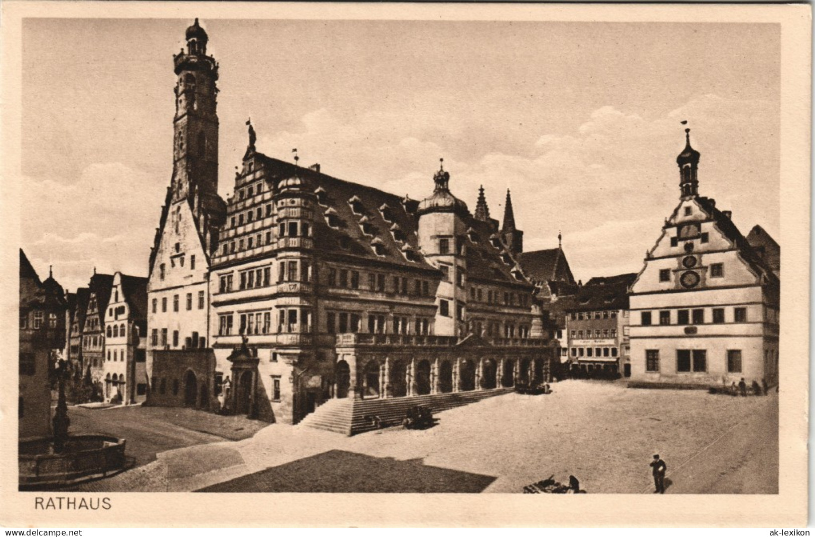 Ansichtskarte Rothenburg Ob Der Tauber Rathaus 1913 - Rothenburg O. D. Tauber