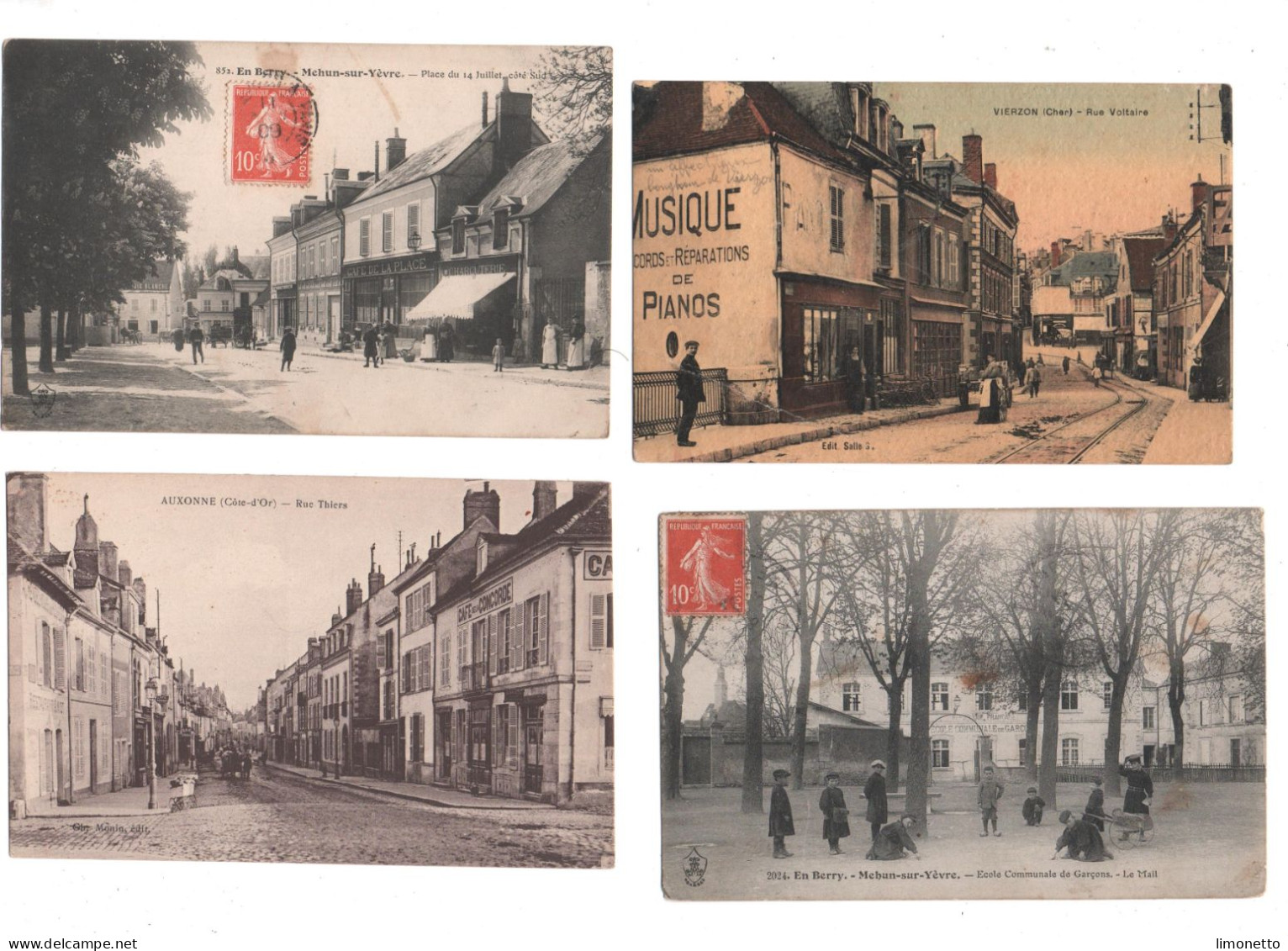 FRANCE-  Lot De 99 Cartes Anciennes, Pas De Grandes Villes ( Paris Lyon Marseille ) Bon état Général - 5 - 99 Postcards