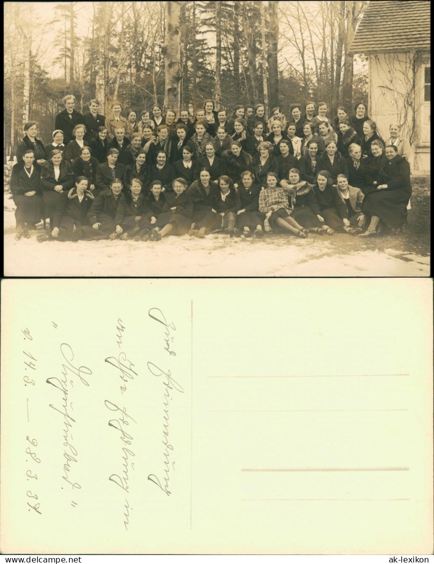 Foto  Frauenausflug - Gruppenbild 1939 Privatfoto - Personnages