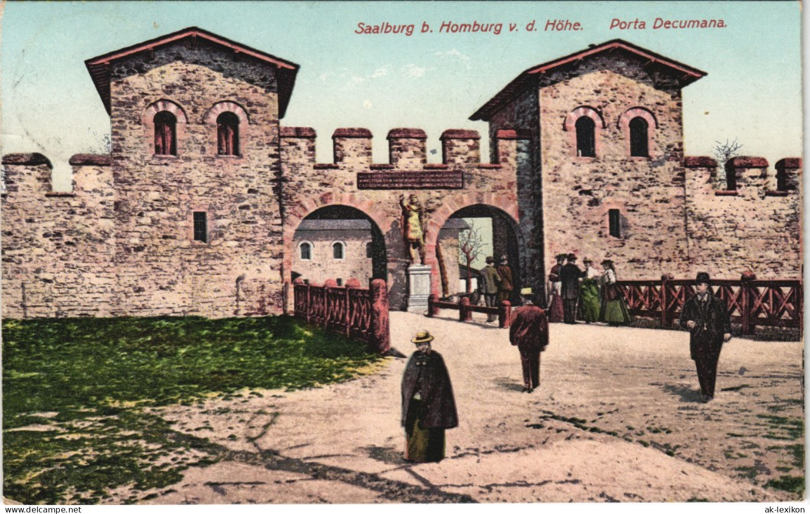 Bad Homburg Vor Der Höhe Saalburg B. Homburg V. D. Höhe Porta Decumana. 1910 - Bad Homburg