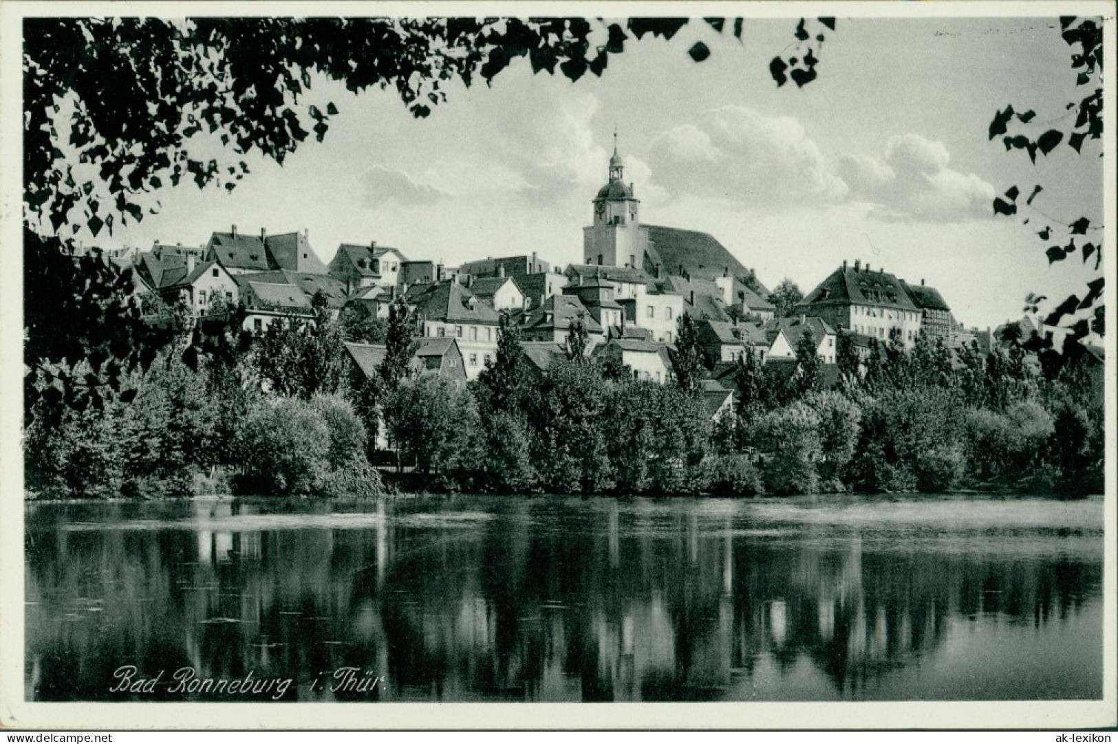 Ansichtskarte Ronneburg (Thüringen) Blick Auf Die Stadt 1936 - Ronneburg