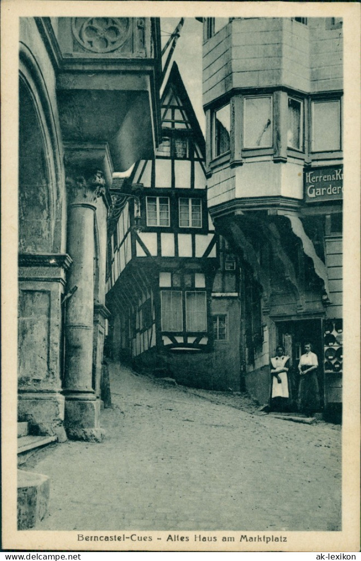 Ansichtskarte Bernkastel-Kues Berncastel-Cues Altes Haus Am Markt 1926 - Bernkastel-Kues