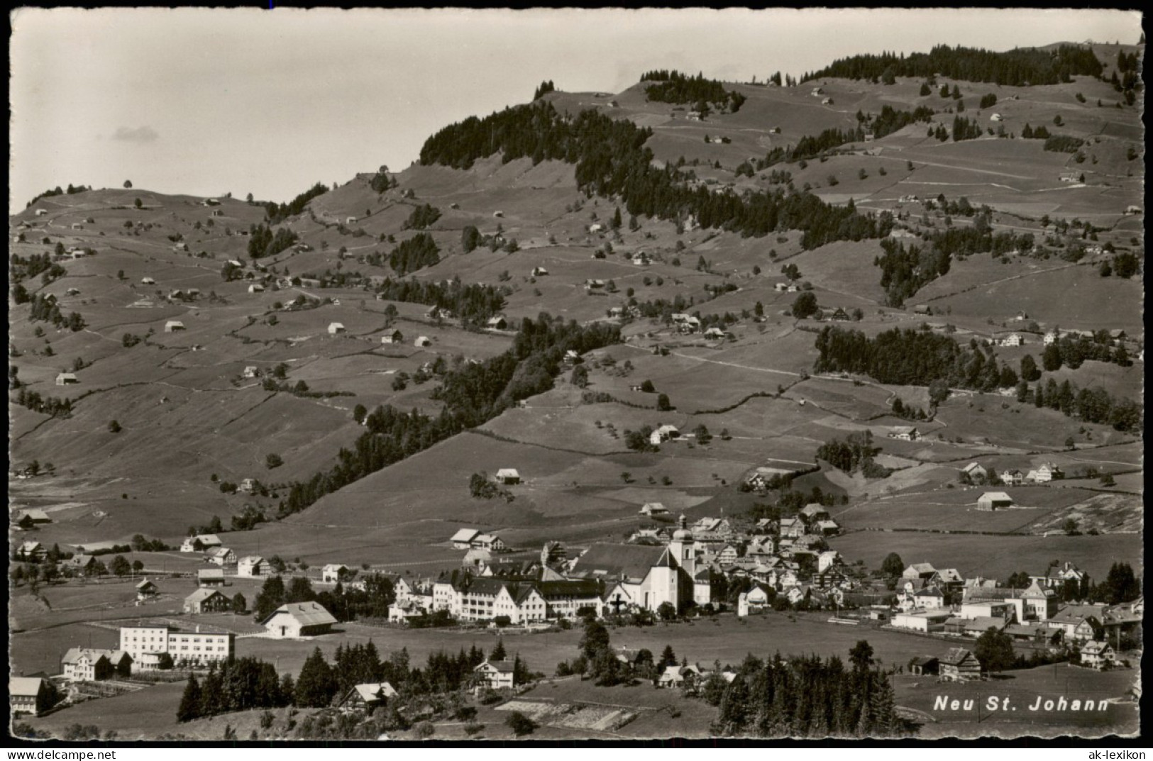 Ansichtskarte Neu St. Johann-Nesslau Panorama-Ansicht 1960 - Sonstige & Ohne Zuordnung