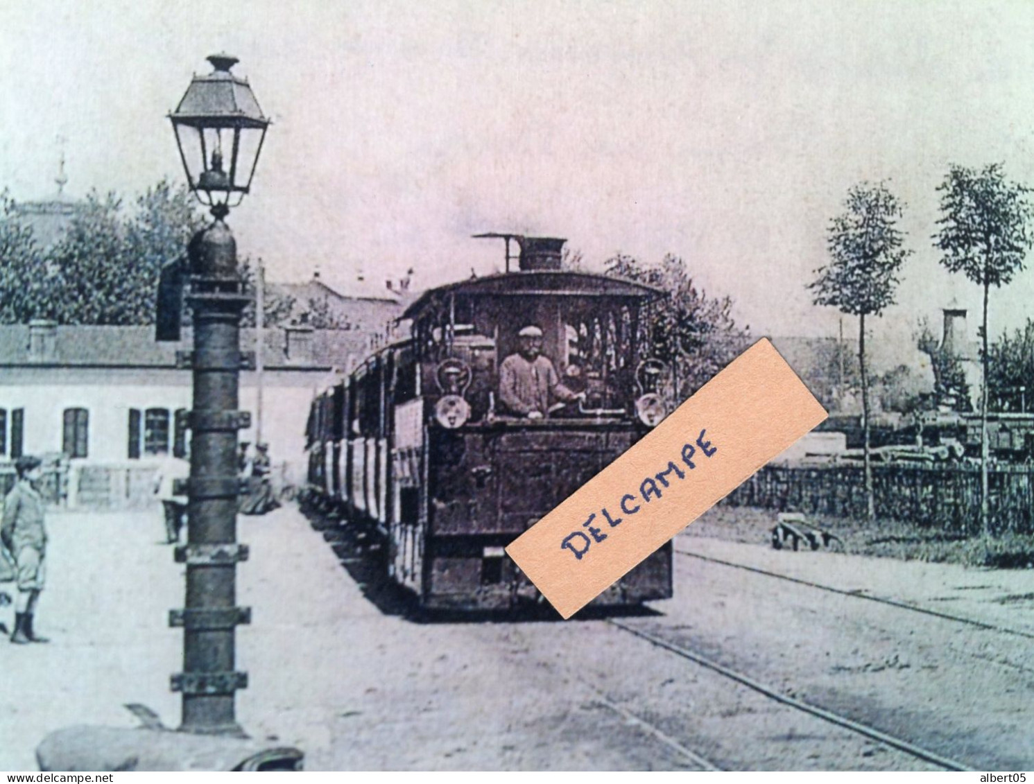 Chemin De Fer Annemasse - Samoens - Sixt - Le Tram à Bonne Sur Menoge En 1900 - Reproduction - Bonne