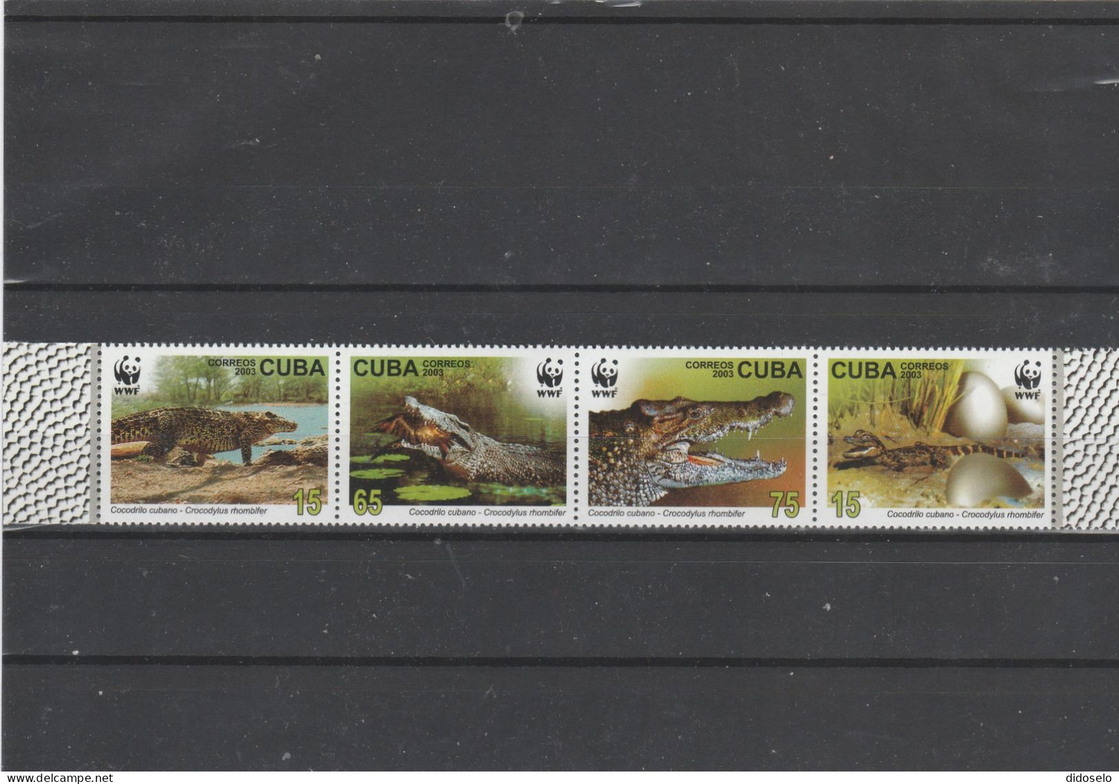 Cuba - 2003 - Reptiles / Crocodiles / WWF- MNH(**) Set - Autres & Non Classés