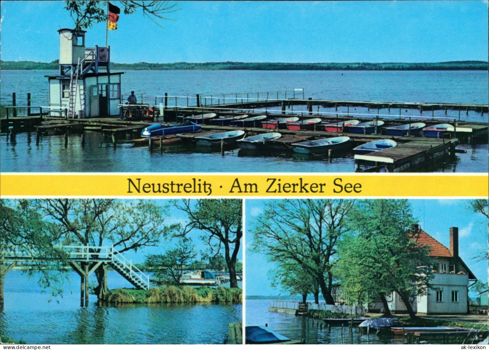 Ansichtskarte Ansichtskarte Neustrelitz Zierker See 1986 - Neustrelitz