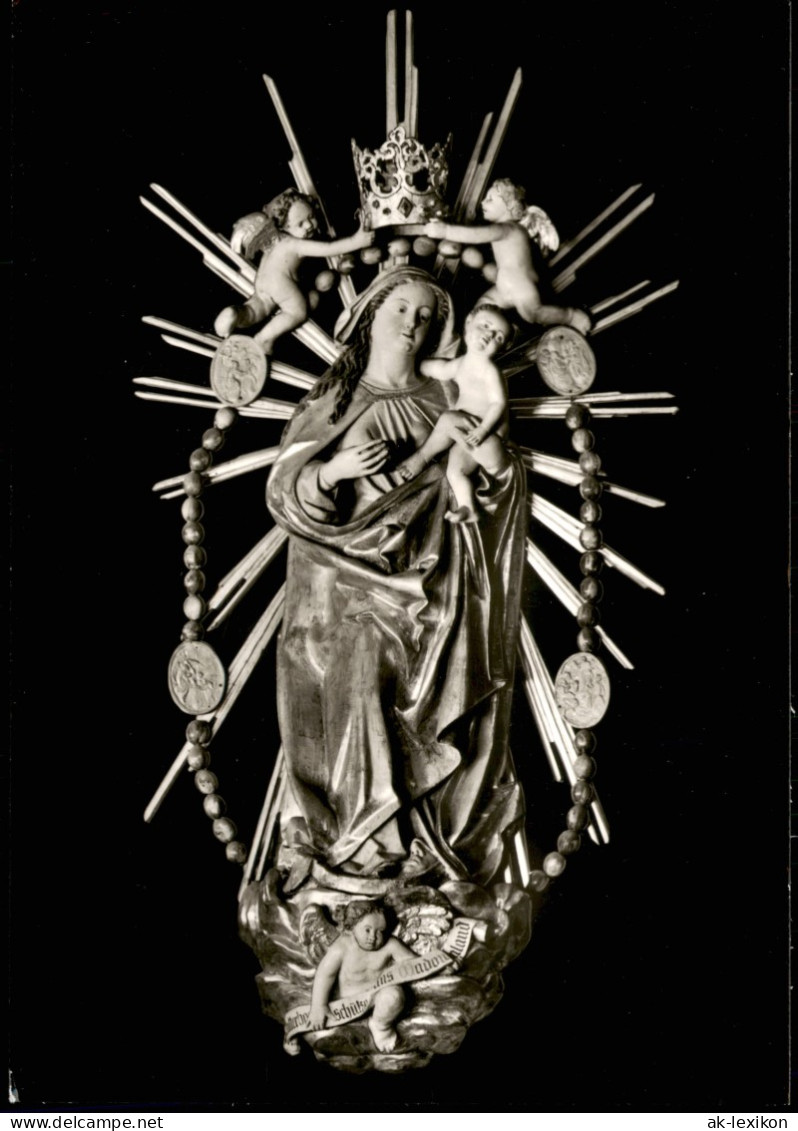 Tauberbischofsheim Madonna-Skulptur I.d. Kath. Stadtkirche St. Martin 1960 - Tauberbischofsheim