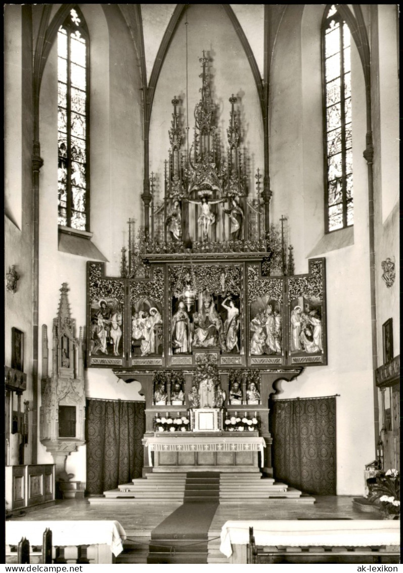 Tauberbischofsheim Hochaltar I.d. Kath. Stadtkirche St. Martin 1960 - Tauberbischofsheim