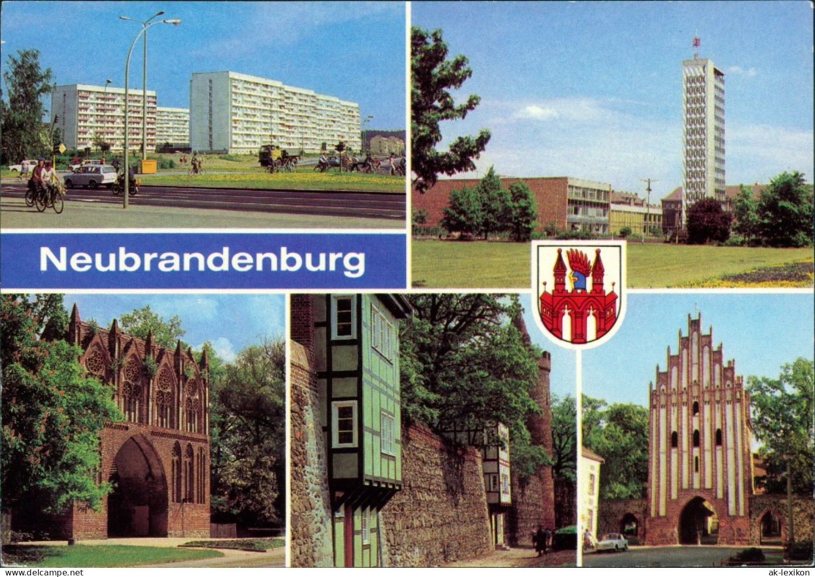 Neubrandenburg Leninstraße, Karl-Marx-Platz Haus Der Kultur G1980 - Neubrandenburg