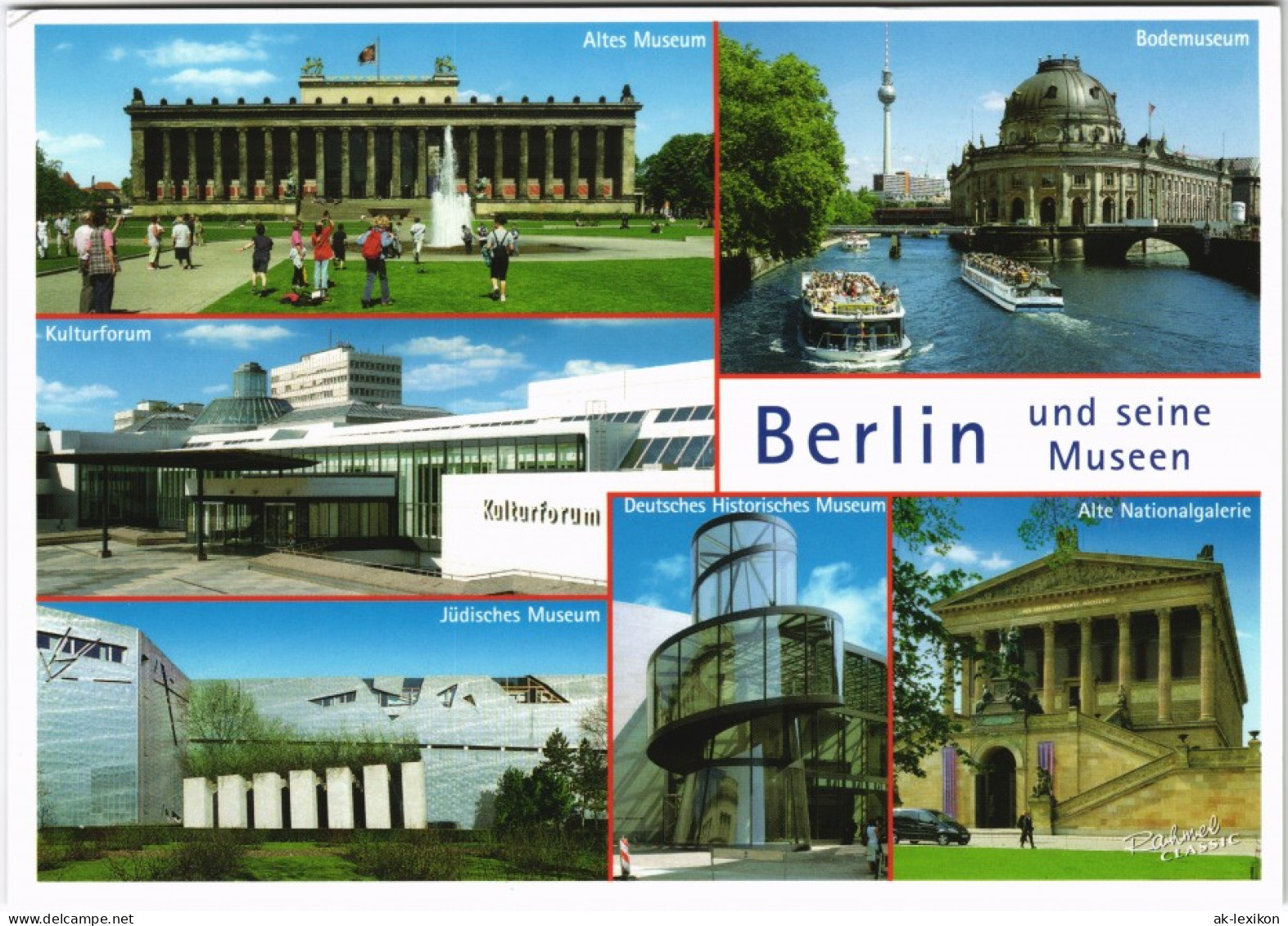 Ansichtskarte Berlin Mehrbild-AK Museen Und Stadtteilansichten 2010 - Sonstige & Ohne Zuordnung