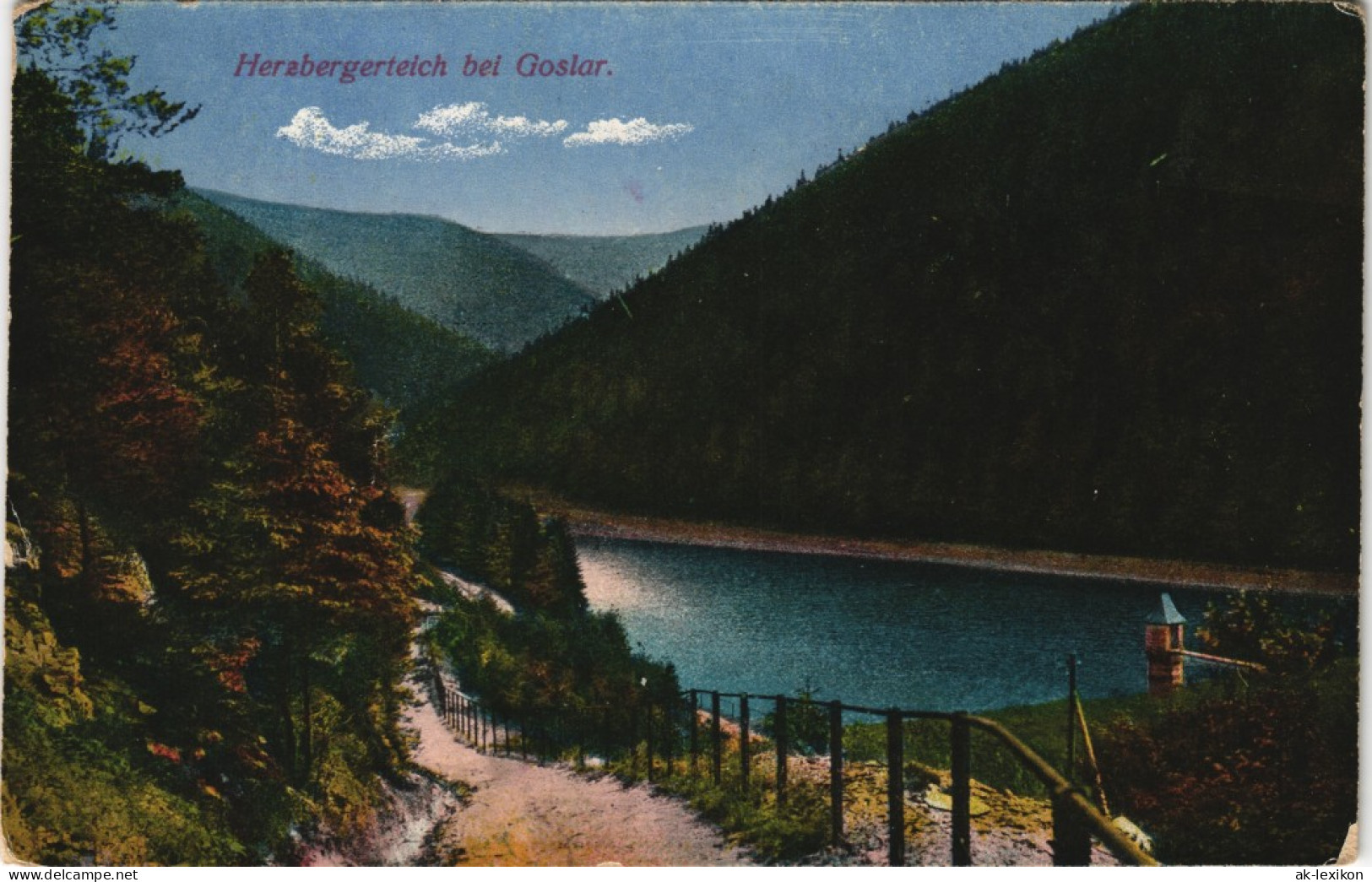 Ansichtskarte Goslar Herzberger Teich 1914 - Goslar