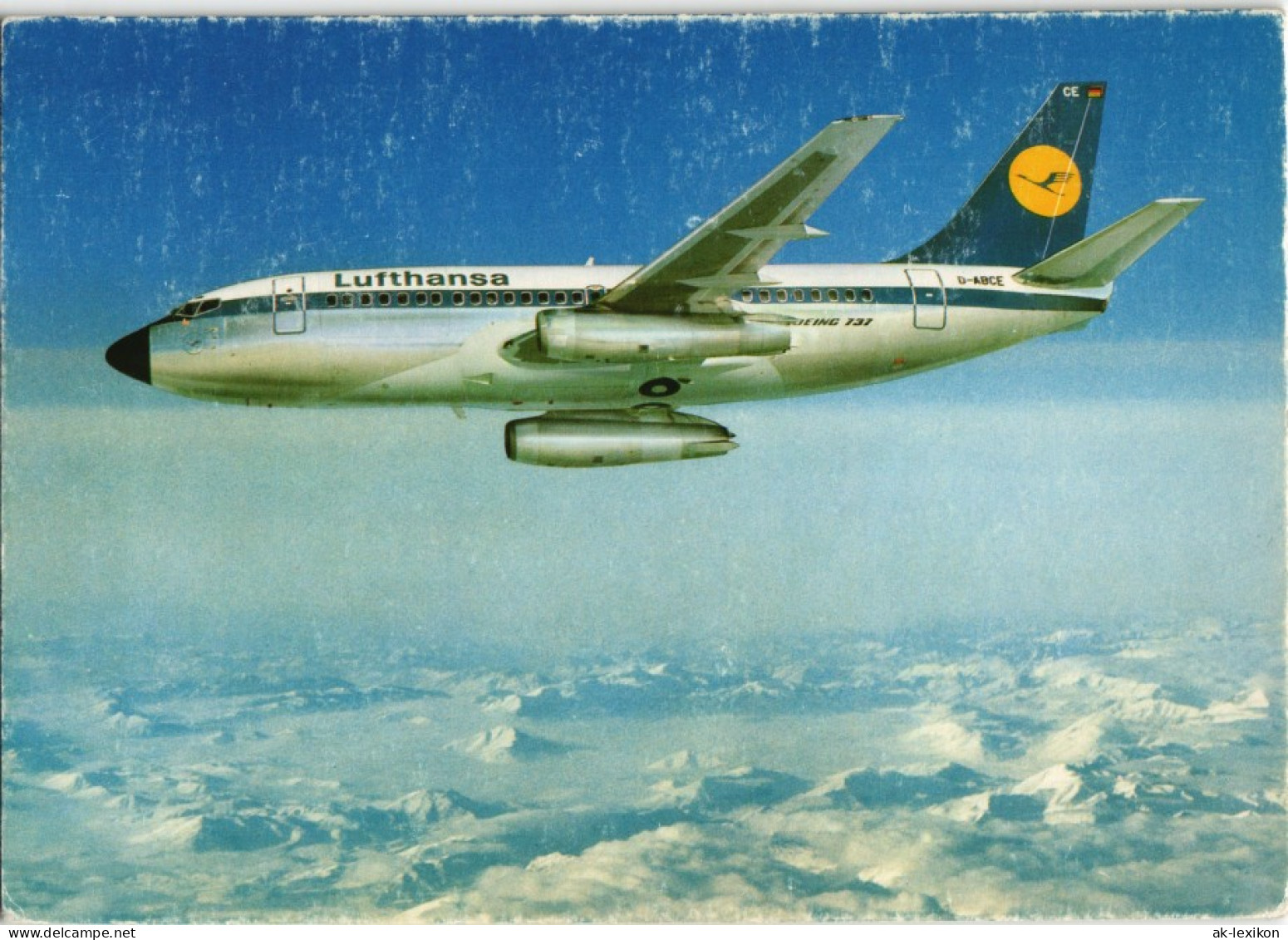 Ansichtskarte  Lufthansa Boeing Lufthansa B 737 Flugwesen - Flugzeuge 1978 - 1946-....: Modern Era