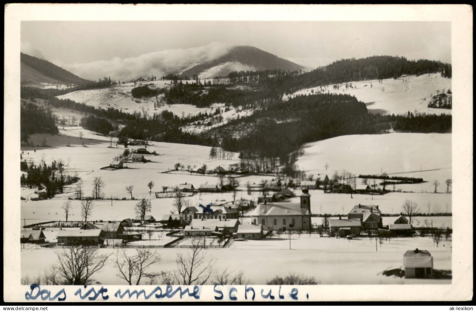 Postcard Ostrawitz Ostravice Stadt Im Winter - Mährisch-Schlesien 1931 - Tschechische Republik