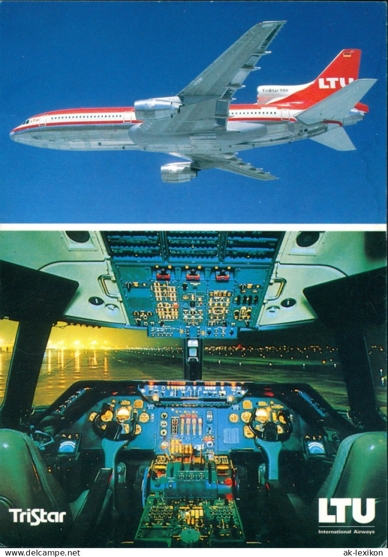 LTU TriStar L-1011-500 Im Flug & Cockpit, Flugzeuge & Luftverkehr 1990 - 1946-....: Moderne