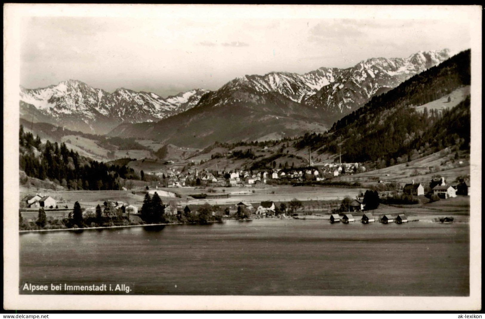 Ansichtskarte Immenstadt (Allgäu) Alpsee Bei Immenstadt I. Allgäu 1930 - Immenstadt