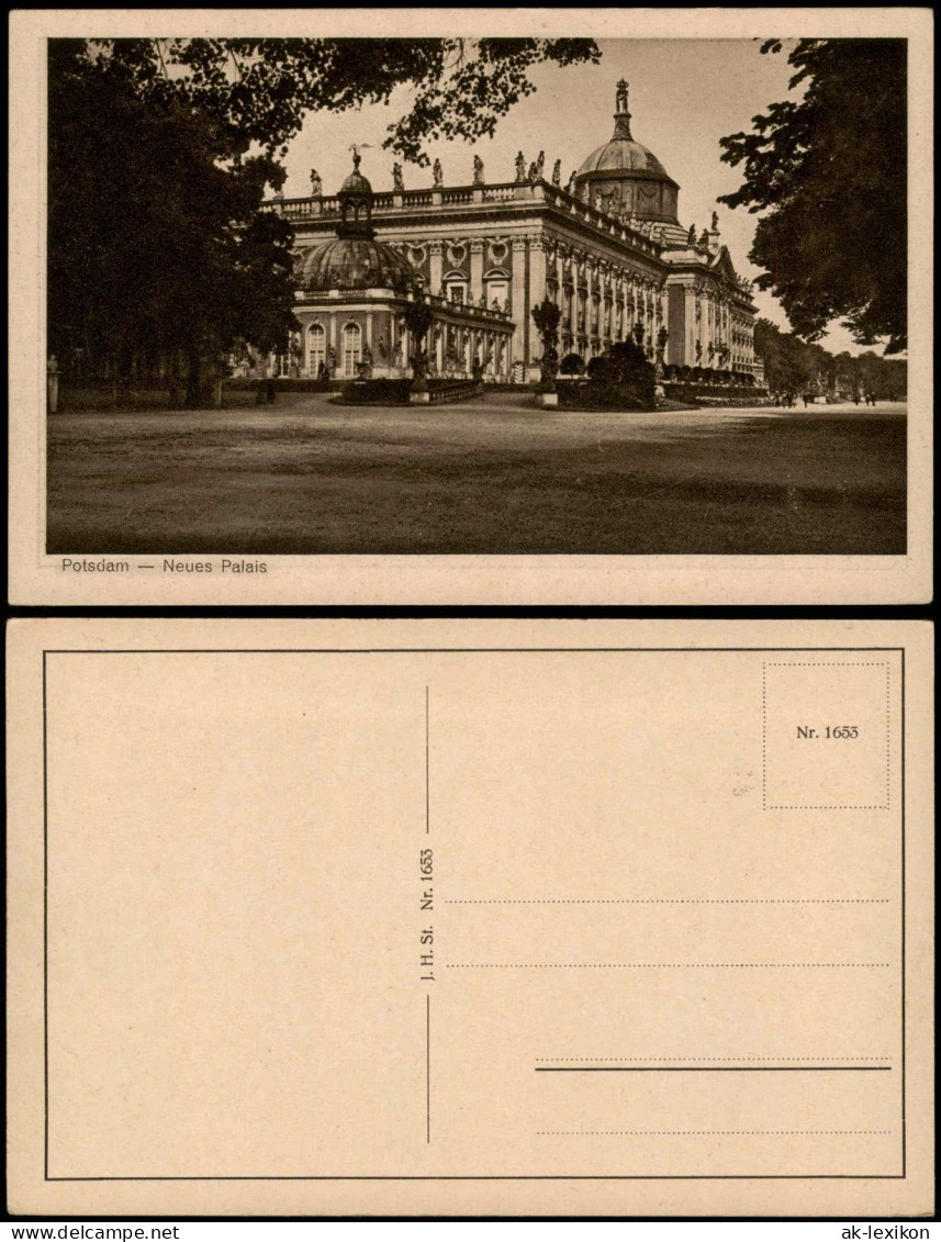 Ansichtskarte Brandenburger Vorstadt-Potsdam Neues Palais (Sanssouci) 1925 - Potsdam