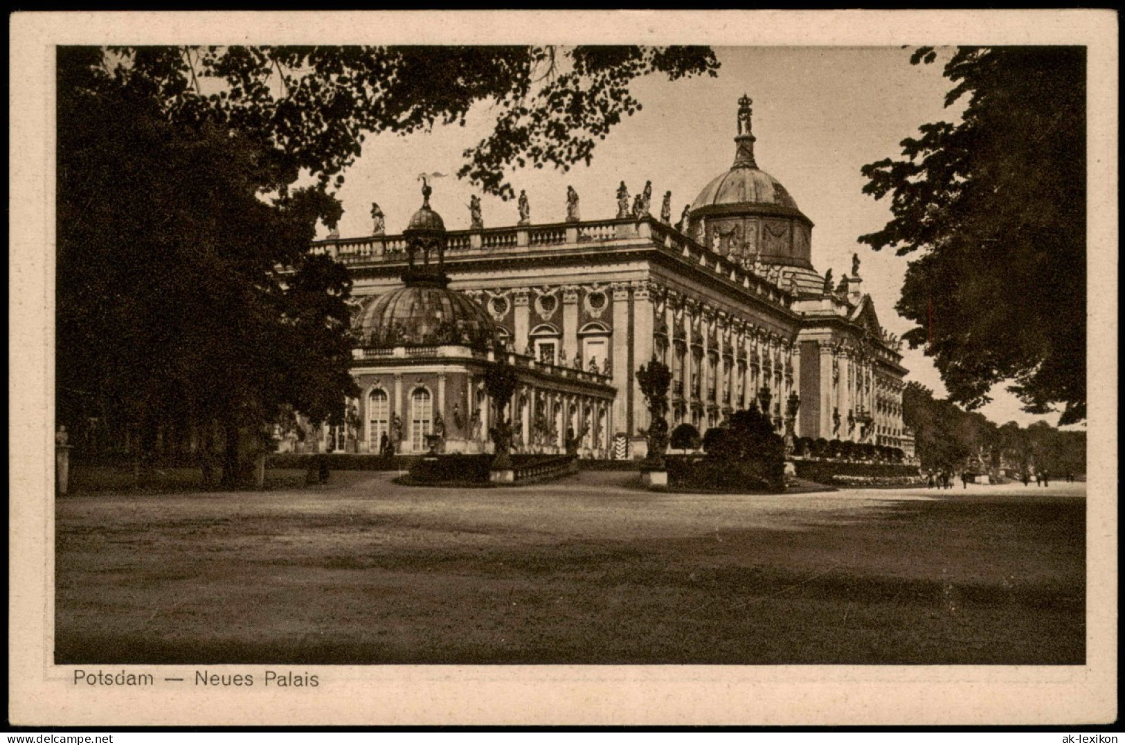 Ansichtskarte Brandenburger Vorstadt-Potsdam Neues Palais (Sanssouci) 1925 - Potsdam