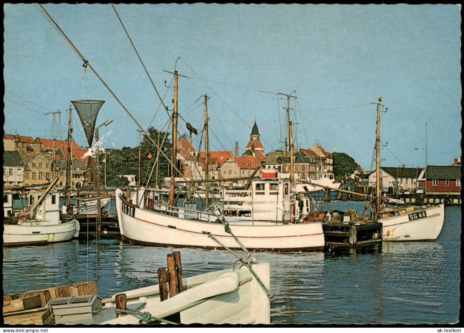 Postcard Faaborg Hafen 1978 - Denmark