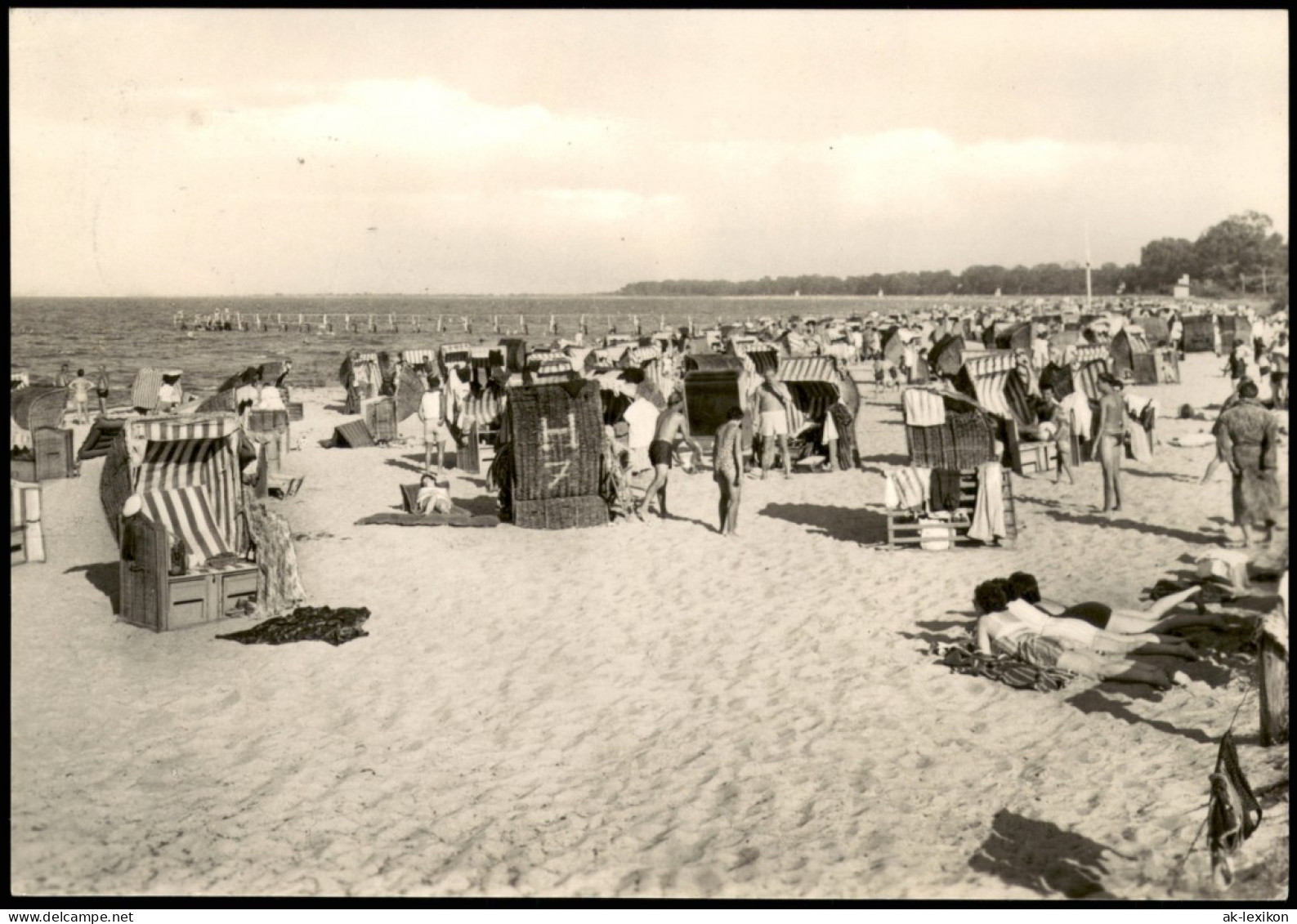 Ansichtskarte Boltenhagen Strandleben - Strandkörbe 1965 - Boltenhagen