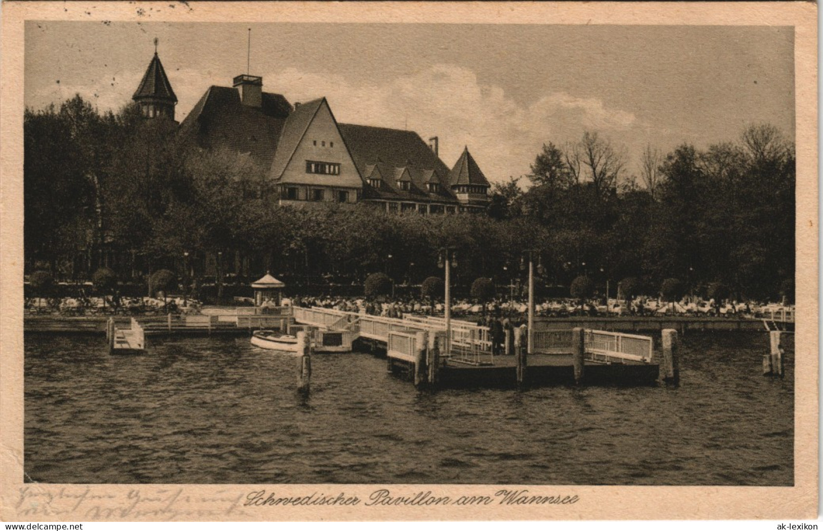 Ansichtskarte Wannsee-Berlin Schwedischer Pavillon Am Wannsee 1931 - Wannsee