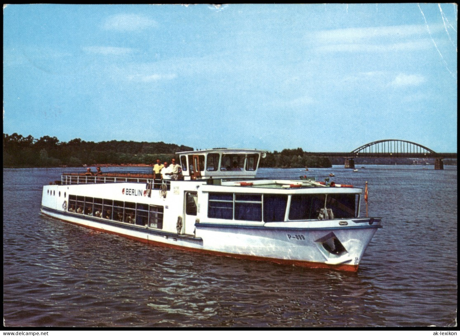 Ansichtskarte Potsdam Weiße Flotte Potsdam MS Berlin 1985 - Potsdam