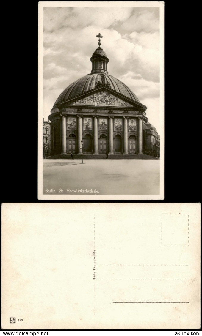 Ansichtskarte Mitte-Berlin Hedwigskirche 1932 - Mitte