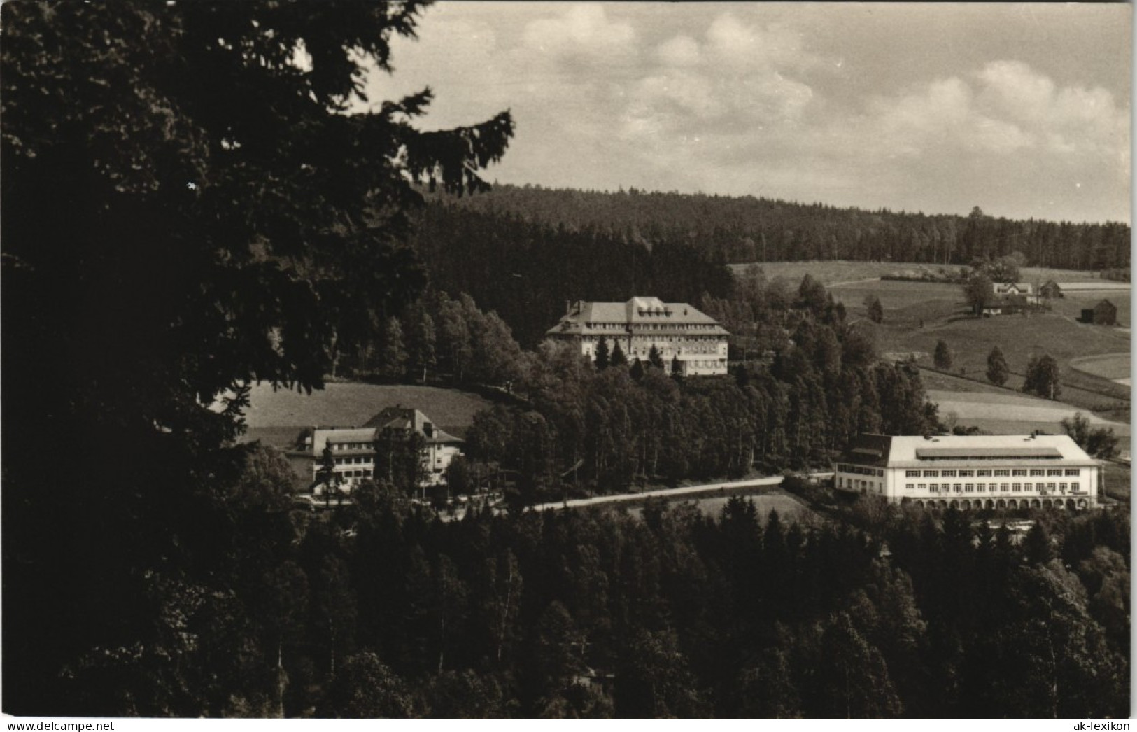 Bad Elster DDR MB Mit Reichsbahnheim, Albert-Funk-Heim, Krankenhaus 1972/1968 - Bad Elster