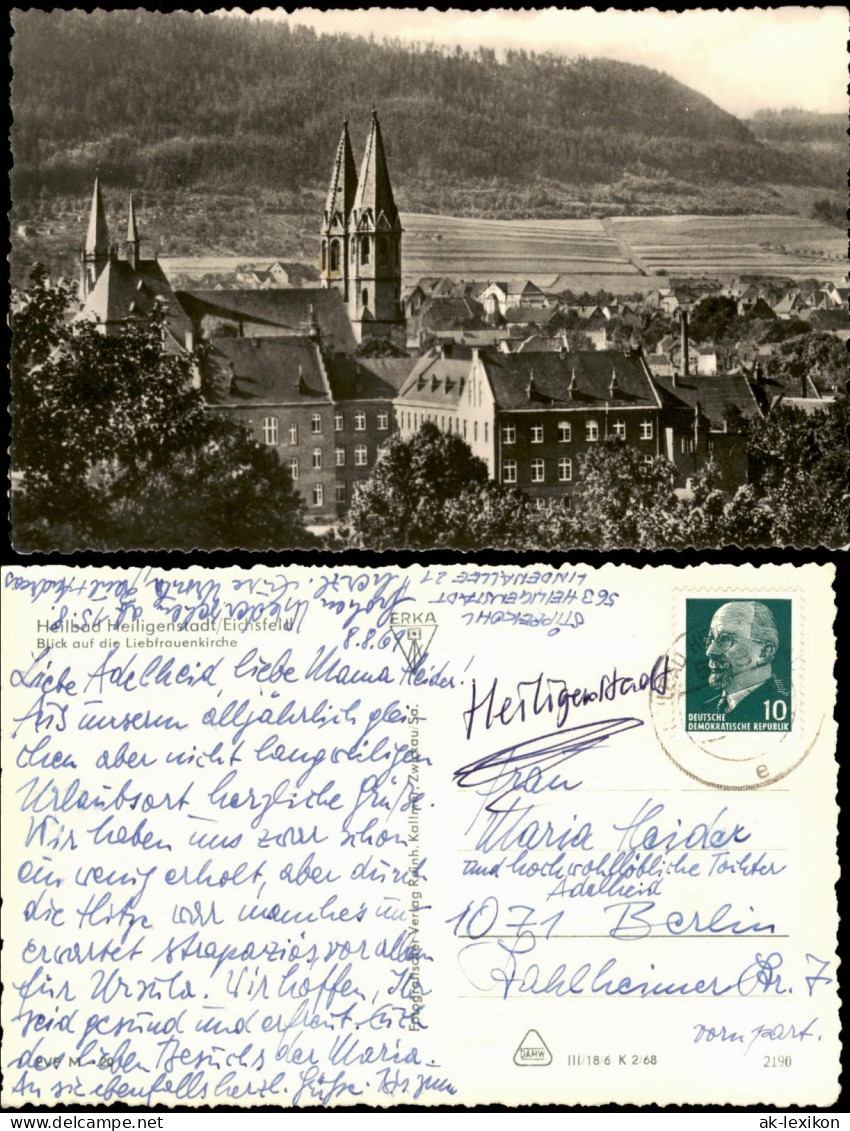 Heilbad Heiligenstadt Panorama-Ansicht Auf Die Liebfrauenkirche 1969/1968 - Heiligenstadt