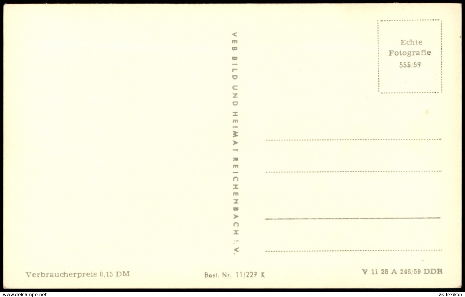 Ansichtskarte Oberhof (Thüringen) FOGB-Echolungsheim Solidarität 1959 - Oberhof