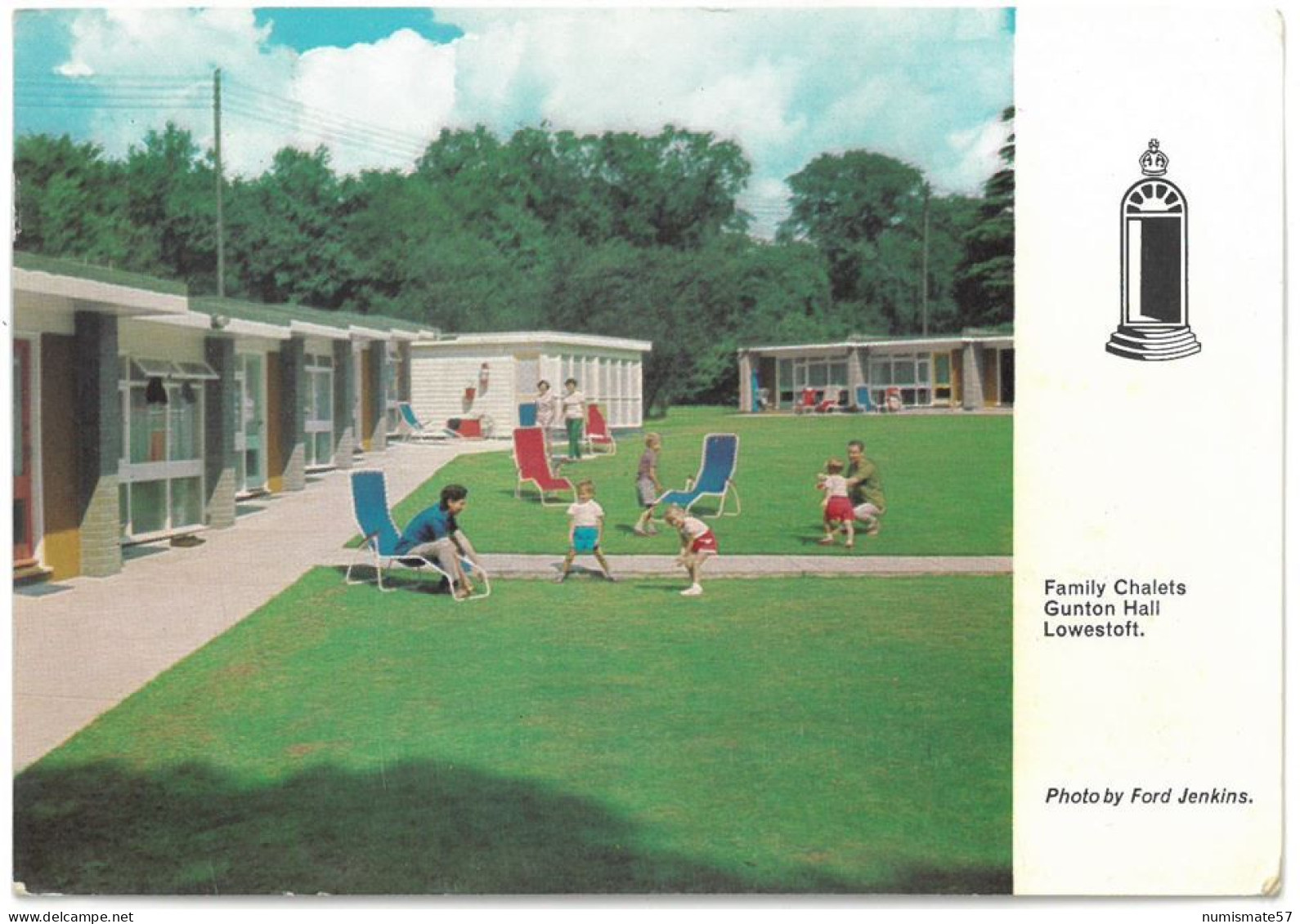 CPSM LOWESTOFT - Gunton Hall - Family Chalets - Year 1969 - Lowestoft