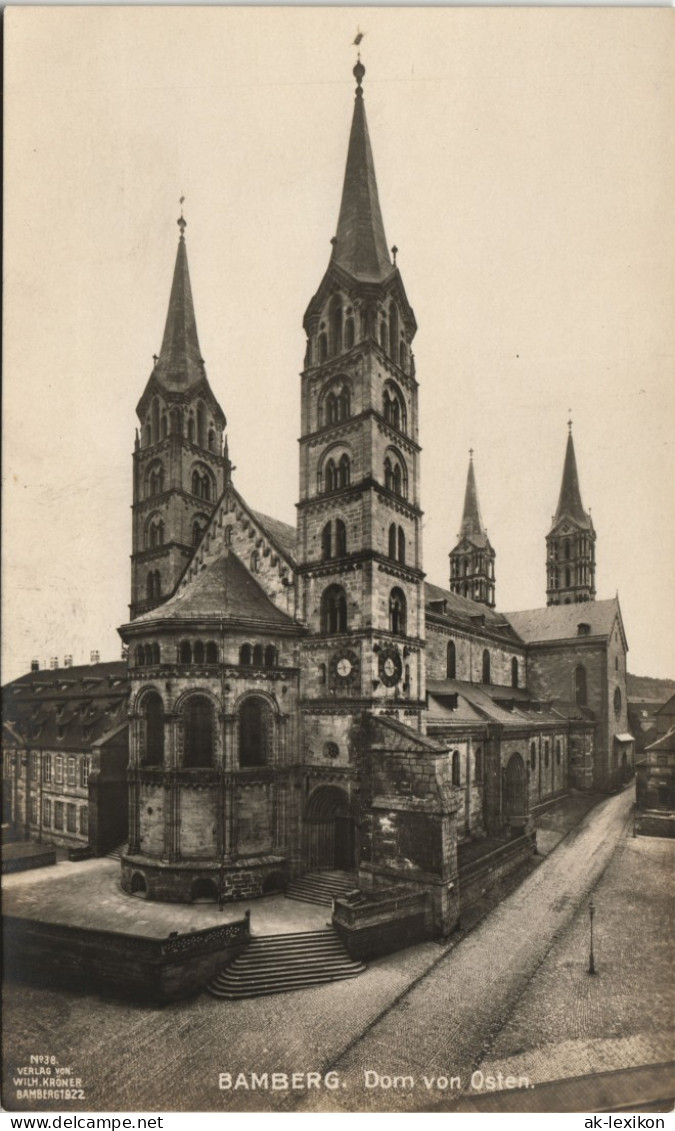 Ansichtskarte Bamberg Dom Von Osten 1920 - Bamberg