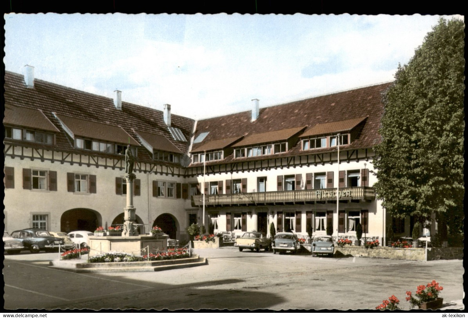 St. Peter (Hochschwarzwald)  Hotel Und Pension „ZUM HIRSCHEN" Autos 1962 - St. Peter