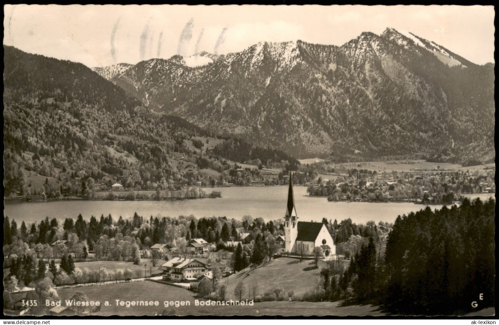 Ansichtskarte Bad Wiessee Tegernsee Gegen Bodenschneid 1964 - Bad Wiessee