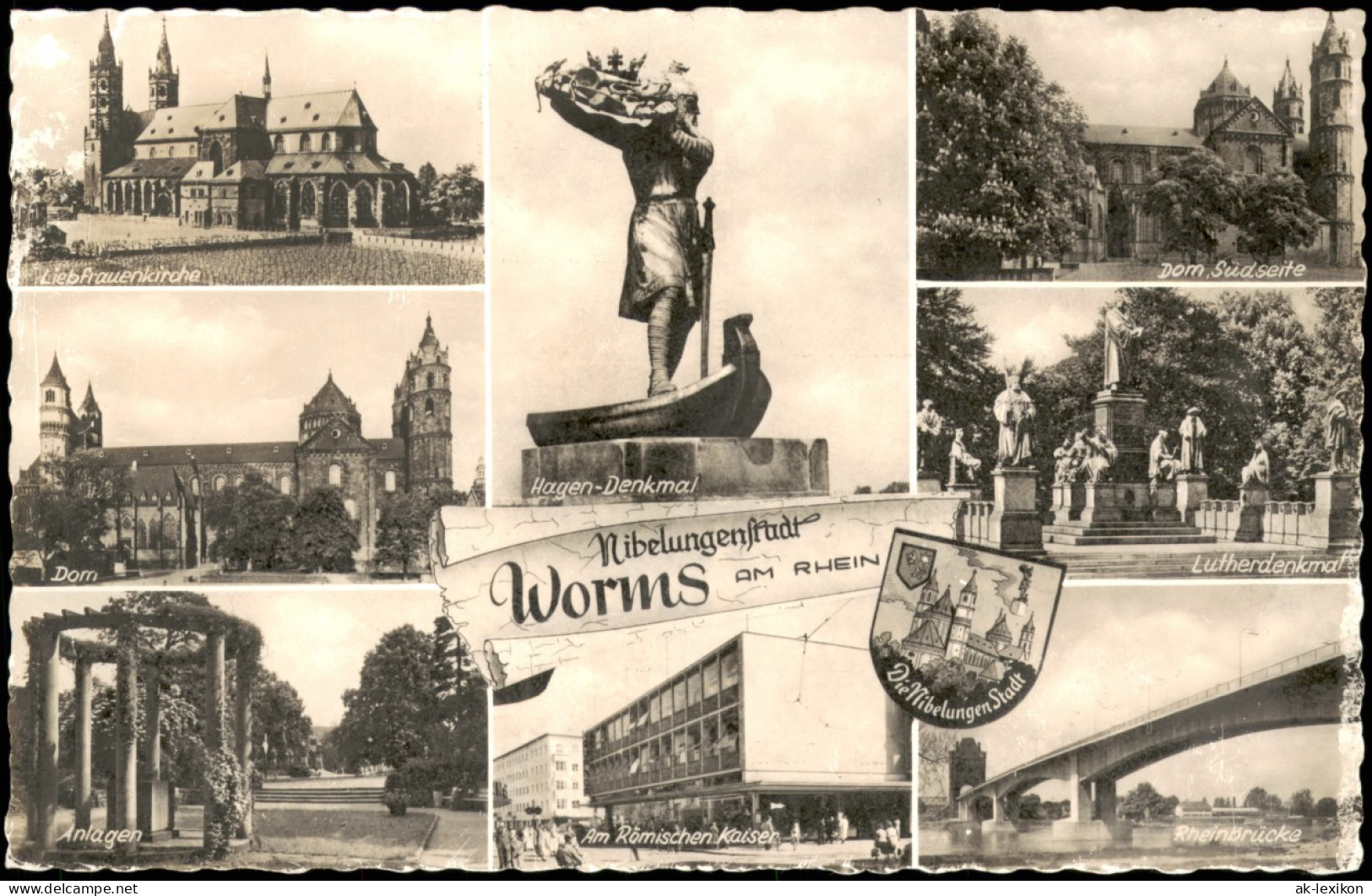 Ansichtskarte Worms Dom, Kirche, Denkmal 1963 - Worms