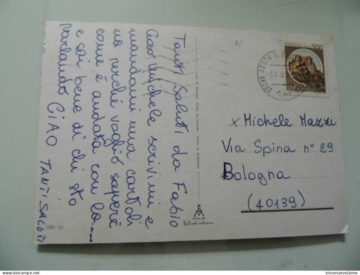 Cartolina Viaggiata "SESTO S, GIOVANNI" Vedutine 1983 - Sesto San Giovanni