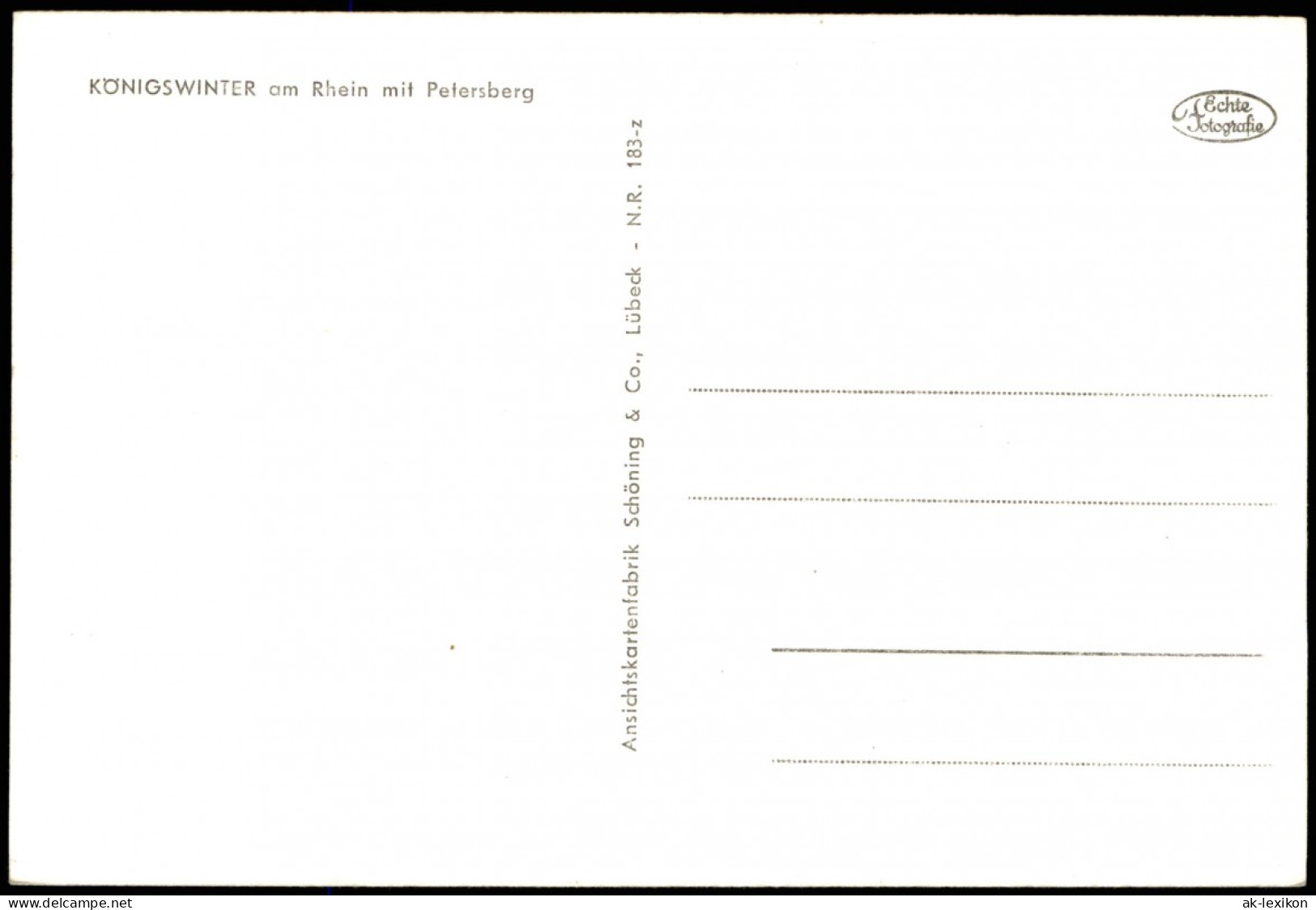 Ansichtskarte Königswinter Stadt, Dampfer 1966 - Königswinter