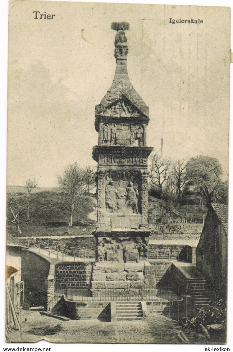 Ansichtskarte Trier Igelersäule 1912 - Trier