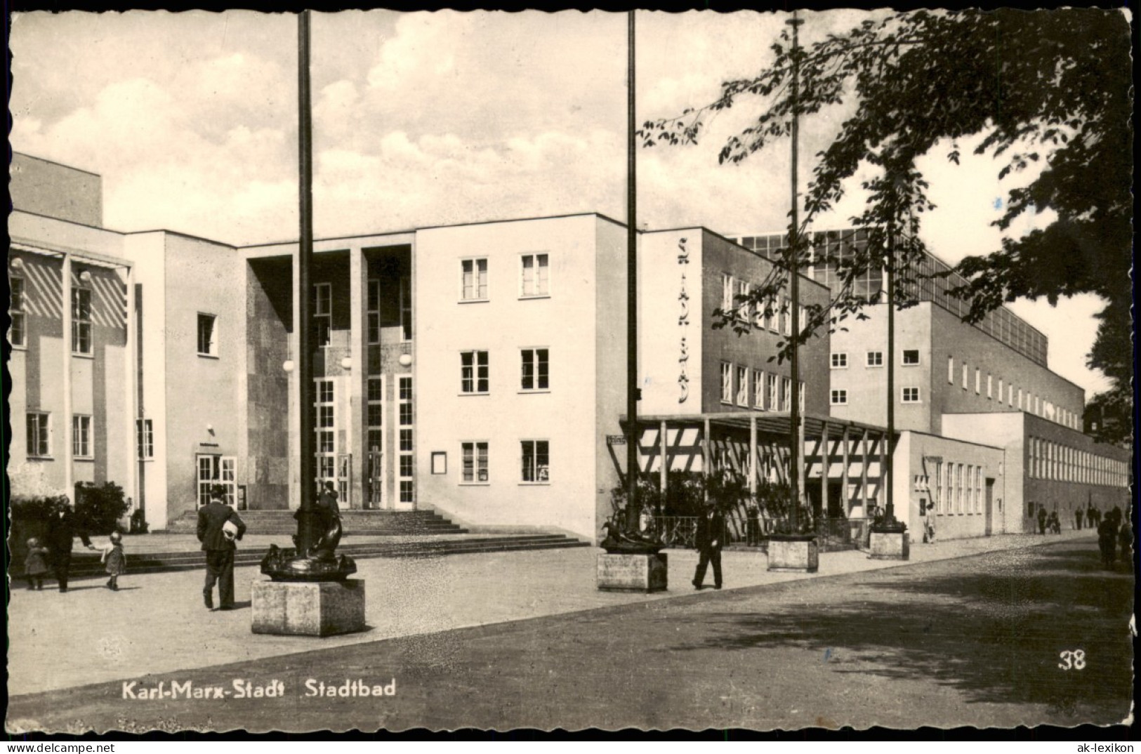 Ansichtskarte Chemnitz Stadtbad 1958 - Chemnitz