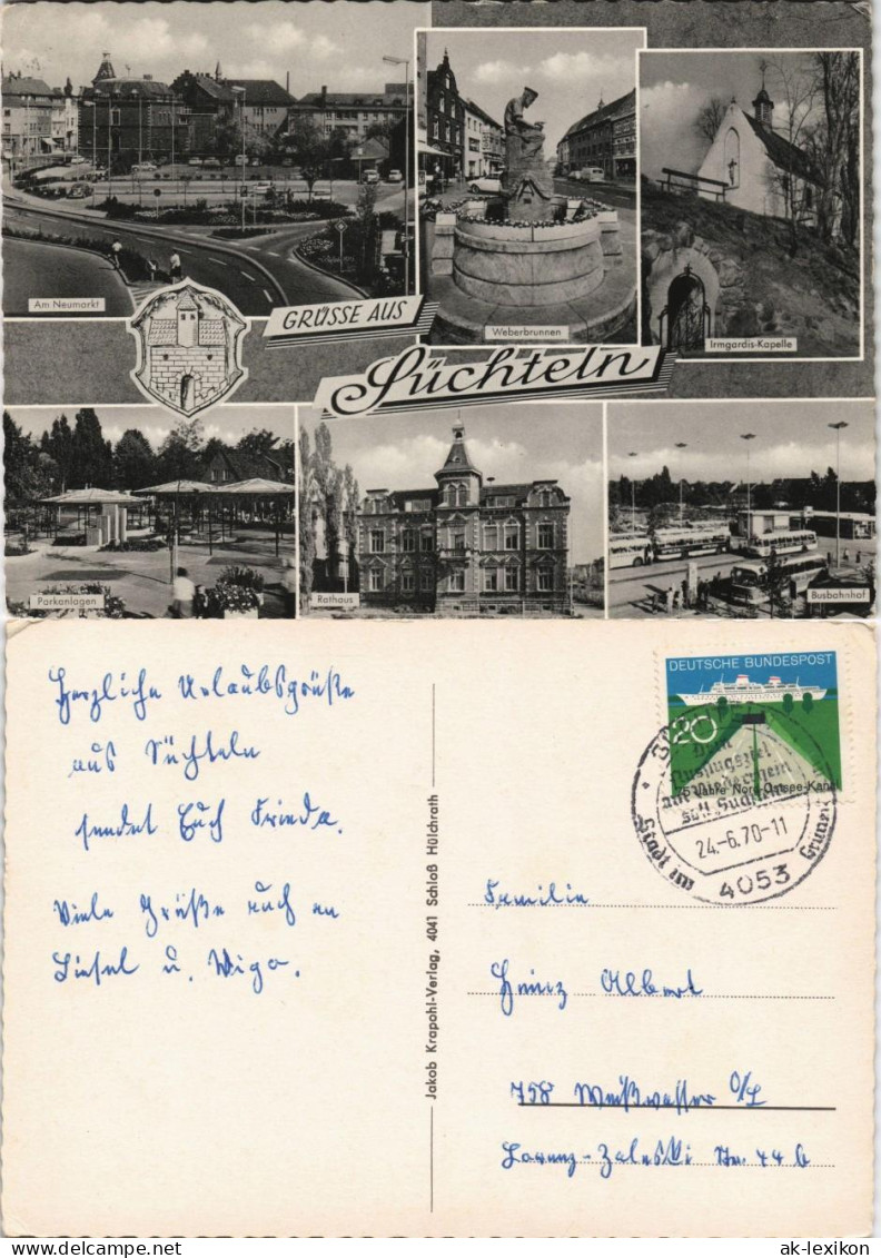 Süchteln-Viersen Ortsansichten Ua. Neumarkt, Rathaus, Bus-Bahnhof Uvm. 1970 - Viersen