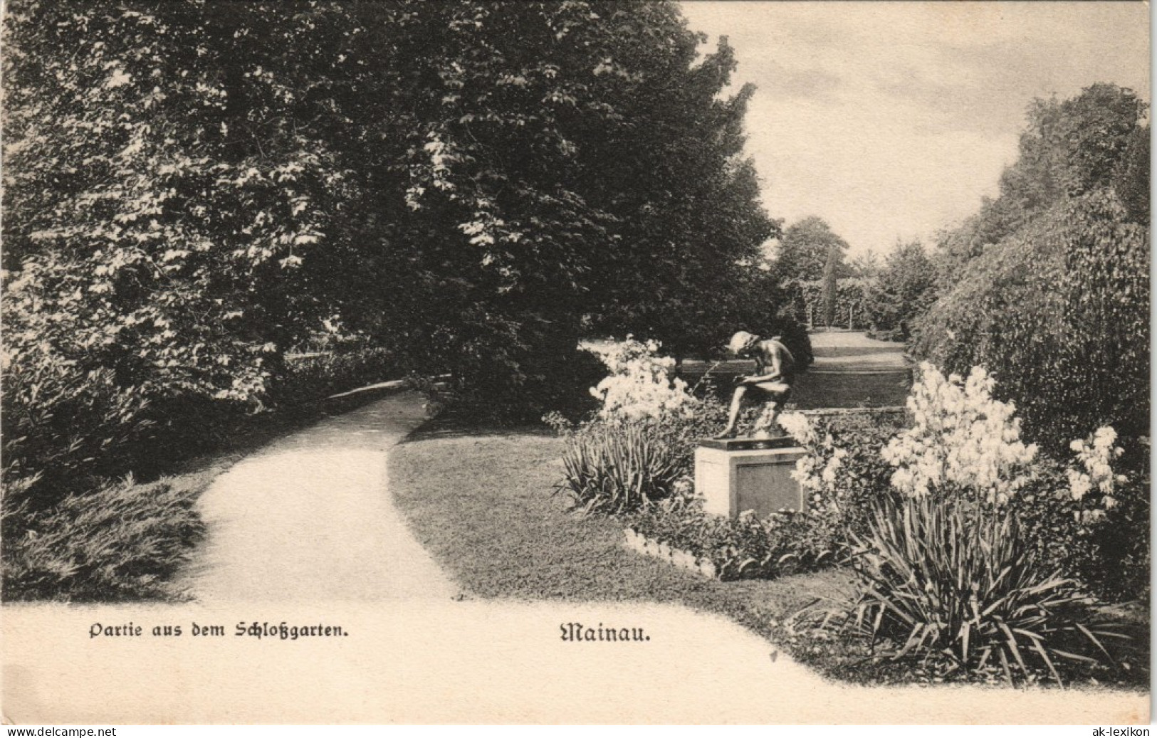 Insel Mainau-Konstanz Partie Aus Dem Schloßgarten, Schloss Garten Park 1900 - Konstanz