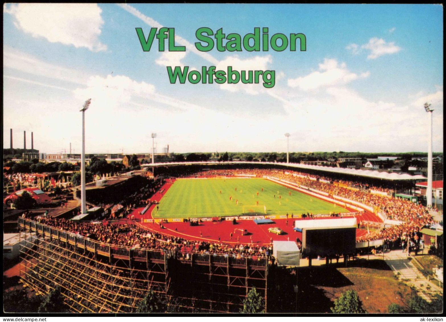 Ansichtskarte Wolfsburg VfL Stadion Football Stadium 1999 - Wolfsburg