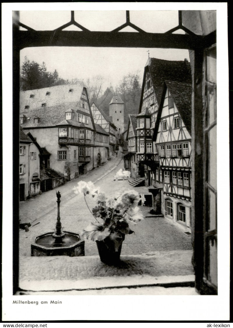 Ansichtskarte Miltenberg (Main) Stadtteilansicht "Fensterblick" 1960 - Miltenberg A. Main