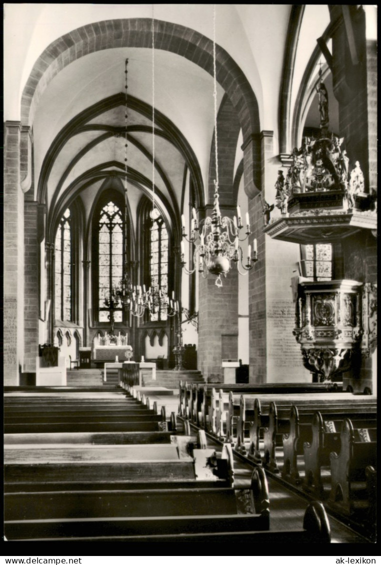 Ansichtskarte Minden St. Martinikirche Kanzel Von 1608 1960 - Minden