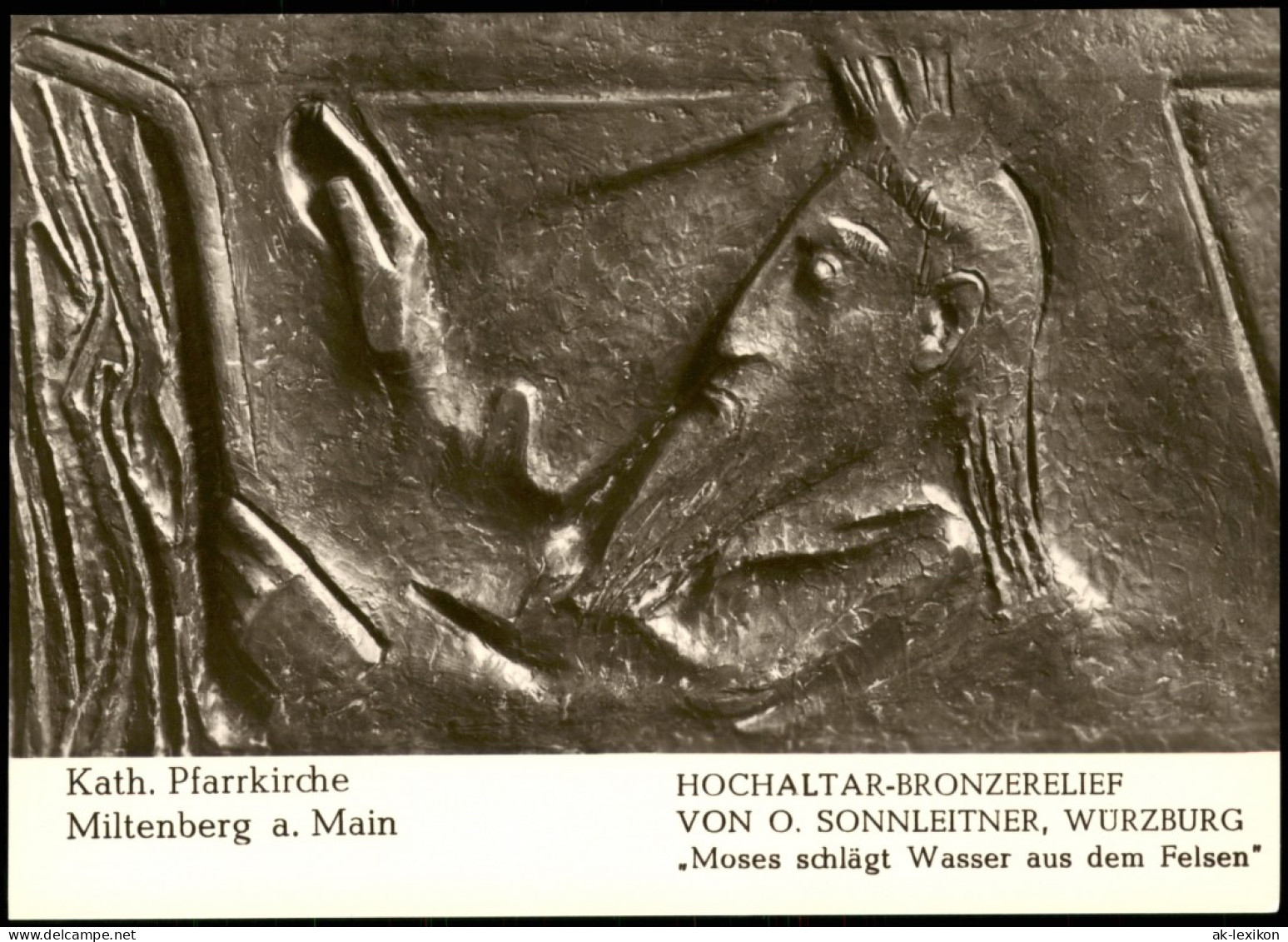 Miltenberg (Main) Kath. Pfarrkirche HOCHALTAR-BRONZERELIEF   SONNLEITNER 1960 - Miltenberg A. Main