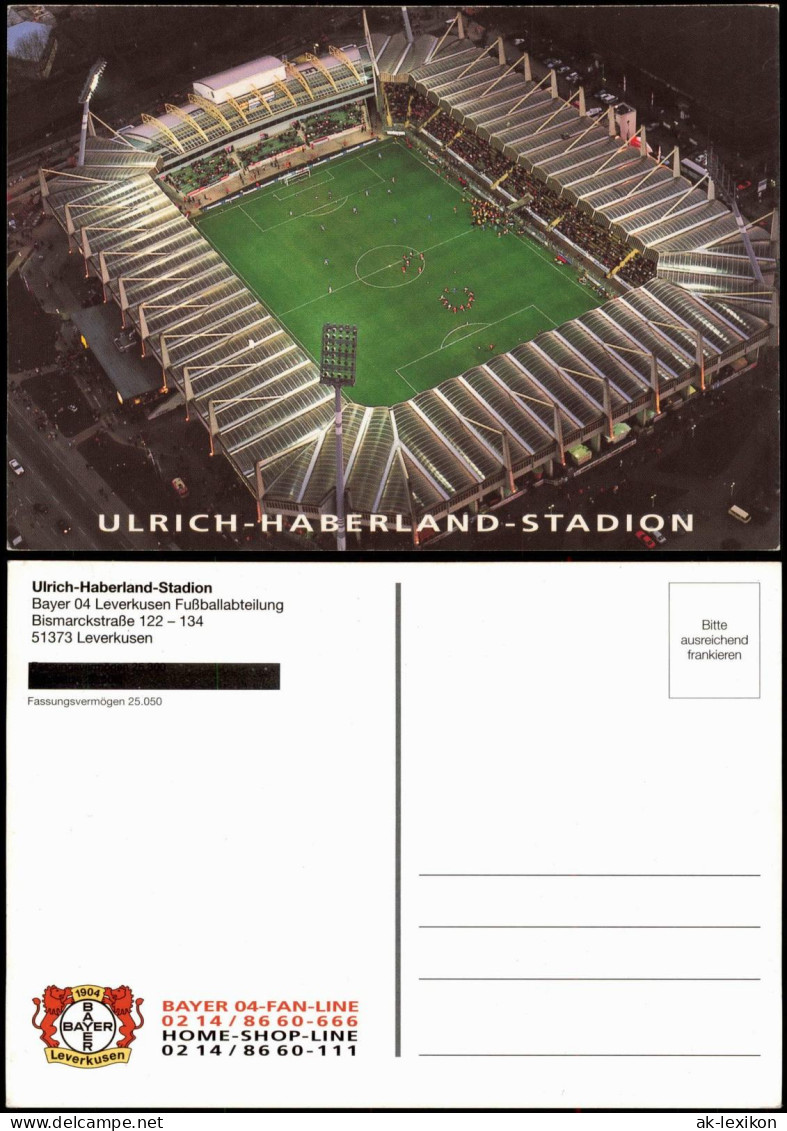 Leverkusen ULRICH-HABERLAND-STADION Vom Flugzeug Aus, Luftbild 2000 - Leverkusen