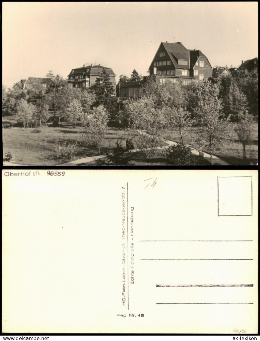 Ansichtskarte Oberhof (Thüringen) Stadtpartie 1959 - Oberhof