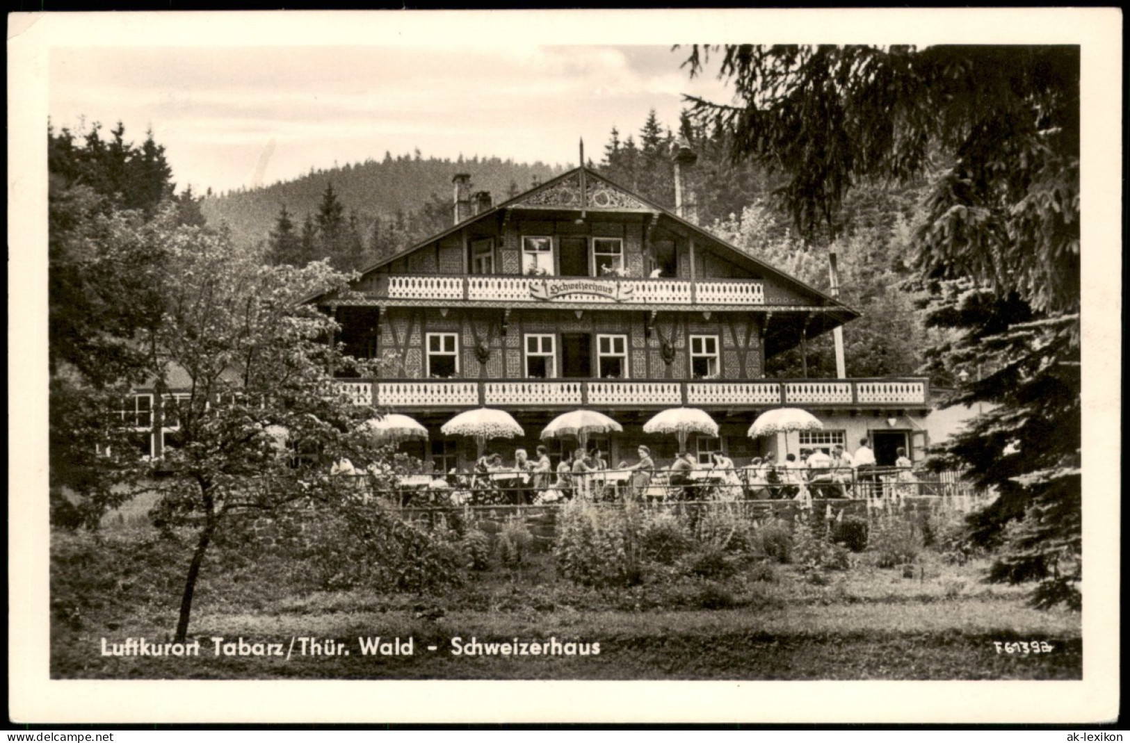 Ansichtskarte Tabarz/Thüringer Wald Schweizerhaus Thür. Wald 1961/1960 - Tabarz