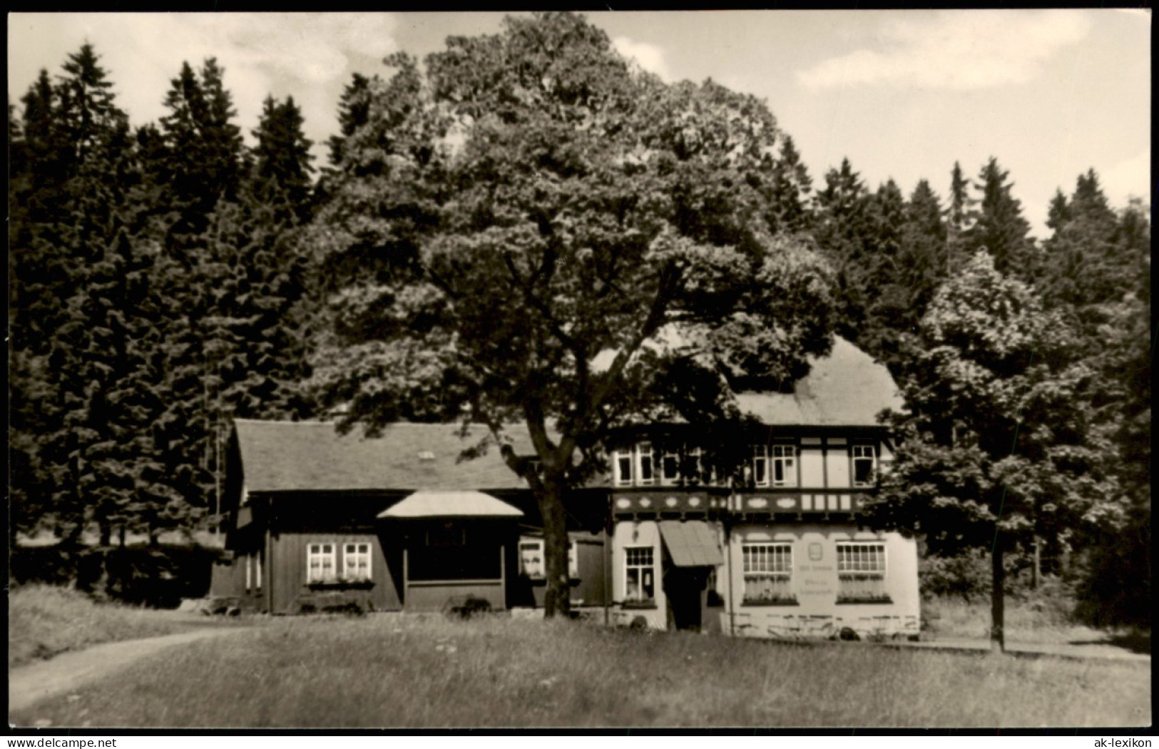 Oberhof (Thüringen) FDGB-Erholungsheim Obere Schweizerhütte 1956 - Oberhof