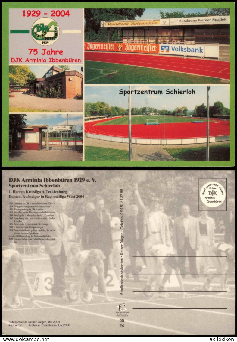 Ibbenbüren Fussball-Stadion Sportzentrum Schierloh Mehrbildkarte 2004 - Ibbenbüren