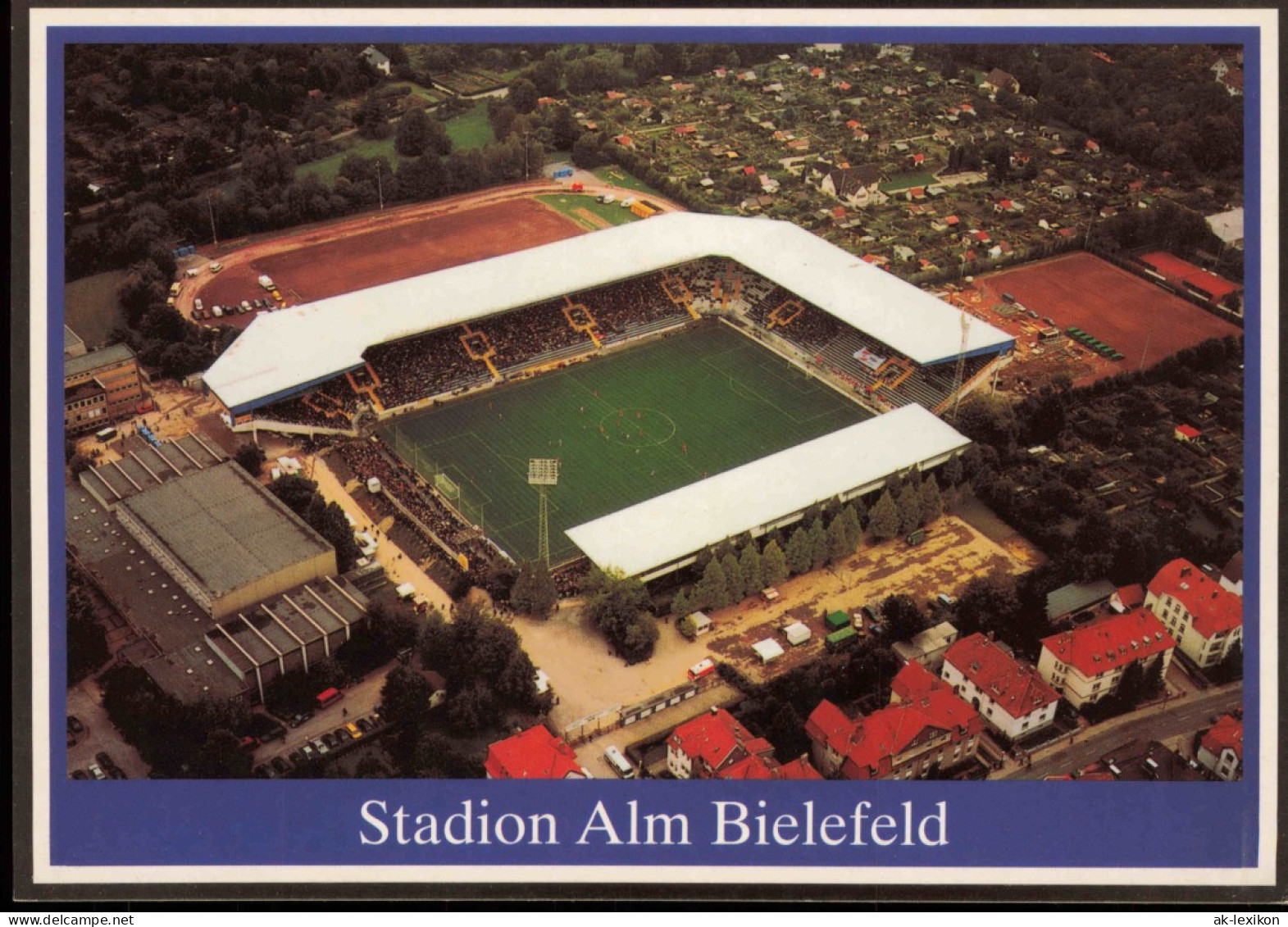 Bielefeld Luftbild Fussball-Stadion Bielefelder Alm (DSC Arminia Bielefeld) 1996 - Bielefeld